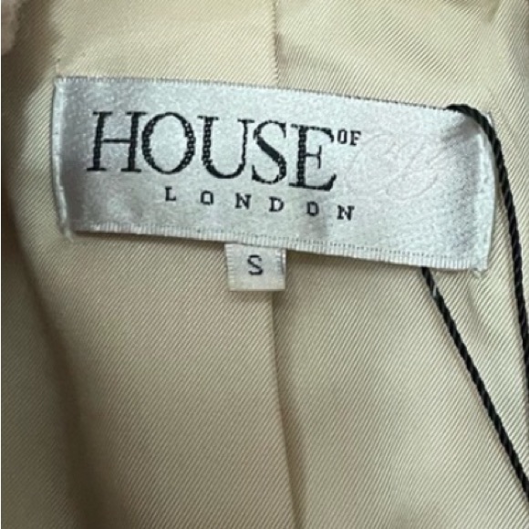 House of CB teddy bear coat blush Small or medium S M - Picture 9 of 12